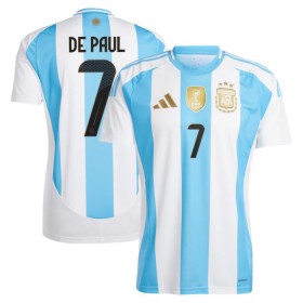 Goedkope Argentinië De Paul 7 Thuisshirt 2024